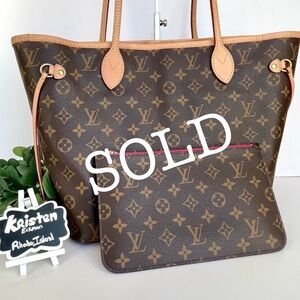 Louis Vuitton Neverfull MM Pivoine